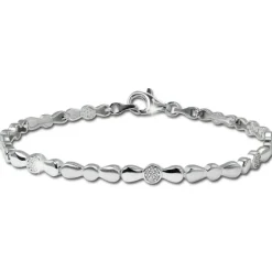 SilberDream Schmuck Set Design Zirkonia Collier & Armband Damen 925er SDS4806W