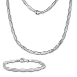 SilberDream Schmuck Set Fantasie Collier & Armband Damen 925 Silber SDS441J