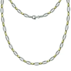 SilberDream Schmuck Set Oval Collier & Armband Damen 925 Silber SDS4800T