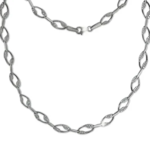 SilberDream Schmuck Set Ranke Zirkonia Collier & Armband Damen 925er SDS4805W