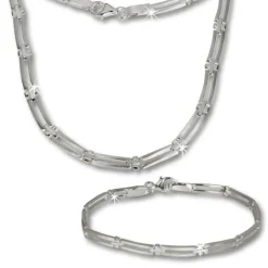 SilberDream Schmuck Set Trendy Collier & Armband 925 Silber SDS407