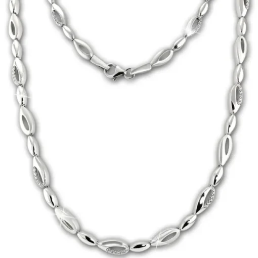 SilberDream Schmuck Set Tropfen Zirkonia Collier & Armband Damen 925er SDS476W