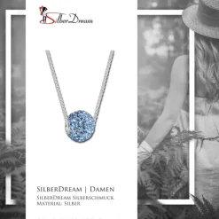 SilberDream Set Silber Kette und Bead Zirkonias GSS021