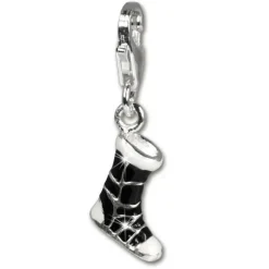 SilberDream Silber Charm Winterstiefel Armband Anhänger FC3131