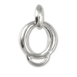 SilberDream Silber Charm Ketten Verbinder klein oval FC0065