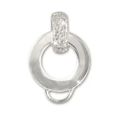 SilberDream Silber Charm Ketten Verbinder mit Zirkonia FC0063