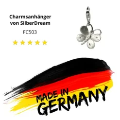 SilberDream Silber Charm Schmetterling Armband Anhänger FC503