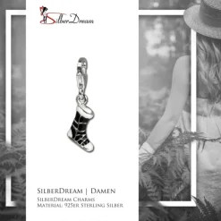 SilberDream Silber Charm Winterstiefel Armband Anhänger FC3131