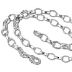 SilberDream Sterling Silber Charm Bettel Halskette 50cm FC0122