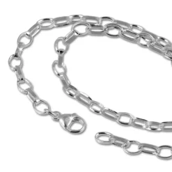 SilberDream Sterling Silber Charms Halskette 100cm Kette FC0027