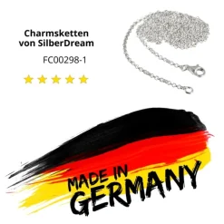 SilberDream Sterling Silber Charm Kette Halskette 80cm FC00298-1