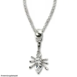SilberDream Sterling Silber Charms Ketten Verbinder rund FC0059