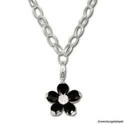 SilberDream Sterling Silber Charm Halskette Bettel 80cm FC0125