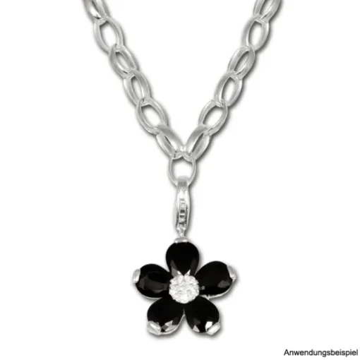 SilberDream Sterling Silber Charm Halskette Bettel 80cm FC0125