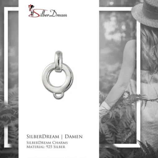 SilberDream Sterling Silber Charms Ketten Verbinder groß FC0062