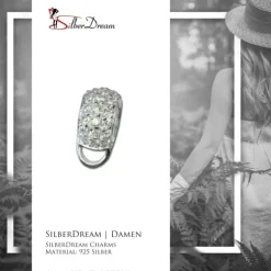 SilberDream Sterling Silber Charm Ketten Verbinder rund FC0073W