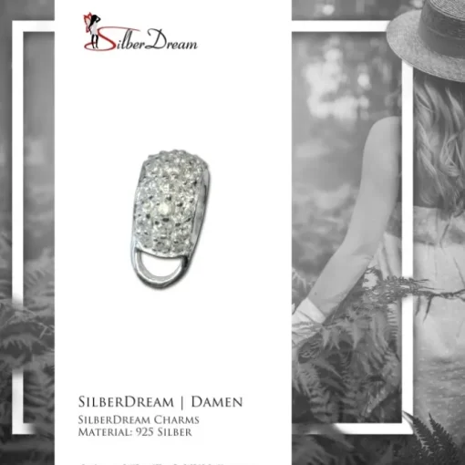 SilberDream Sterling Silber Charm Ketten Verbinder rund FC0073W