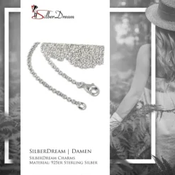 SilberDream Sterling Silber Charm Kette Halskette 50cm FC00295-1