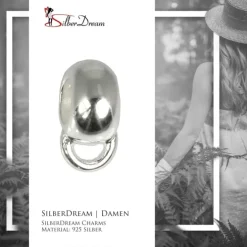 SilberDream Sterling Silber Charms Ketten Verbinder rund FC0059