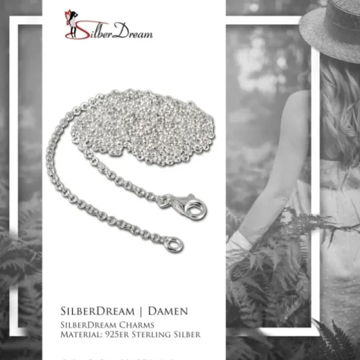 SilberDream Sterling Silber Charm Kette Halskette 70cm FC00297-1