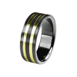 SilberDream Titan Ring Herren Damen Titanringe Gr.20 RXT4310