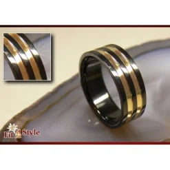 SilberDream Titan Ring Herren Damen Titanringe Gr.20 RXT4310