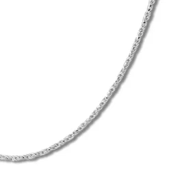 SilberDream Zopfanker Kette 925 Sterling Silber Damen 45cm SDK27945J