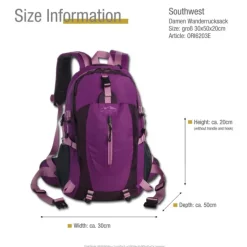 Southwest Wanderrucksack Polyester lila ORI6203E