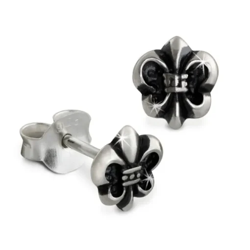 Teenie-Weenie Ohrstecker Barock 925er Silber Ohrring Unisex SDO8201J