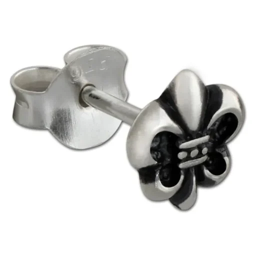 Teenie-Weenie Ohrstecker Barock 925er Silber Ohrring Unisex SDO8201J