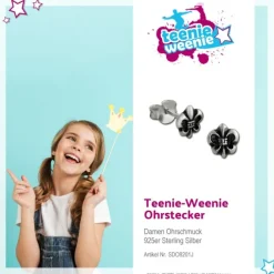 Teenie-Weenie Ohrstecker Barock 925er Silber Ohrring Unisex SDO8201J