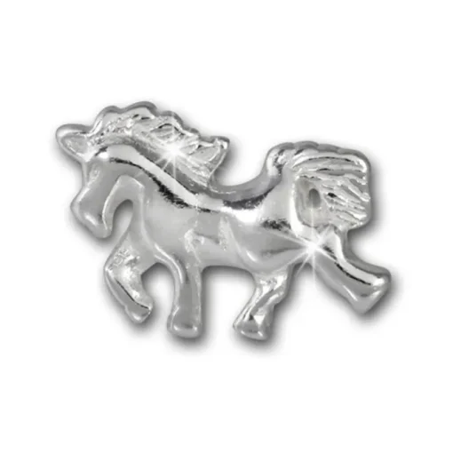 Teenie-Weenie Ohrstecker Einhorn 925er Silber Kinder, Damen Ohrring SDO8219J