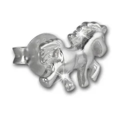 Teenie-Weenie Ohrstecker Einhorn 925er Silber Kinder, Damen Ohrring SDO8219J
