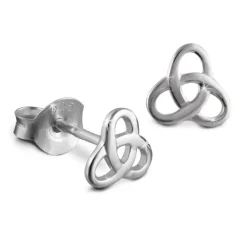 Teenie-Weenie Ohrstecker Gordischer Knoten 925 Silber Ohrring SDO8200J