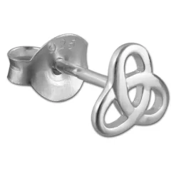 Teenie-Weenie Ohrstecker Gordischer Knoten 925 Silber Ohrring SDO8200J