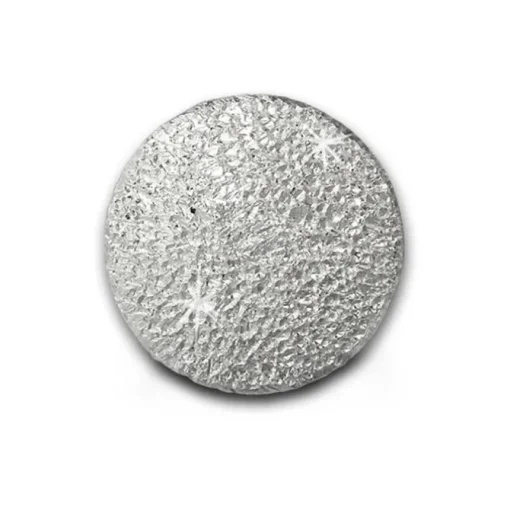 Teenie-Weenie Ohrstecker Kreis gefrostet 925er Silber Ohrring SDO8206J