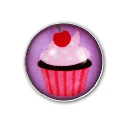 Teenie-Weenie Ohrstecker Logo Print Cupcake Kinder Ohrring 925 Silber SDO85134