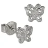 Teenie-Weenie Ohrstecker Schmetterling 925er Silber Kinder Ohrringe SDO407