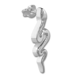 Teenie-Weenie Ohrstecker Schlange 925er Silber Kinder, Damen Ohrring SDO4296J