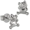 Teenie-Weenie Ohrstecker Teddybär 925er Silber Kinder Ohrringe SDO404