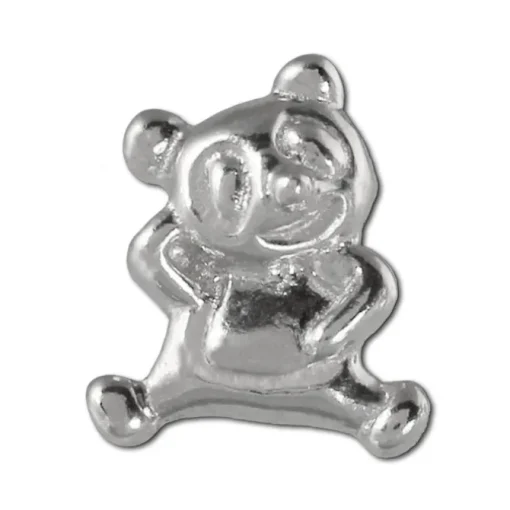Teenie-Weenie Ohrstecker Teddybär 925er Silber Kinder Ohrringe SDO404