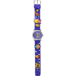 Tee-Wee Kinderuhr blau Meereswelt 3D Kautschukband Kinder Uhren UW835B