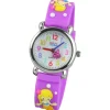 Tee-Wee Kinderuhr lila Meerjungfrau 3D Kautschukband Kinder Uhren UW647V