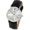 THINK positive Damen Herren Uhr Classic Analog Quarz Leder PU schwarz UTP7060S