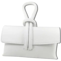 Toscanto Damen Abendtasche Leder Tasche weiß OTT834AW