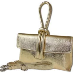 Toscanto Damen Abendtasche Leder Tasche gold OTT834AZ