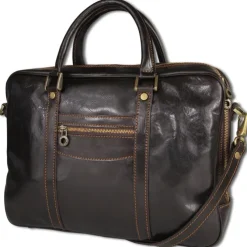 Toscanto Damen Businesstasche Leder Tasche braun OTT148SN