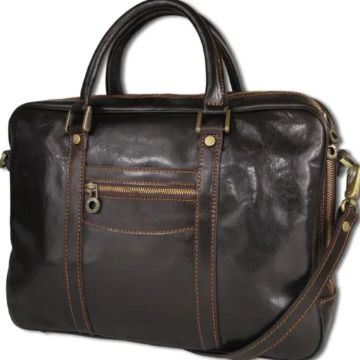 Toscanto Damen Businesstasche Leder Tasche braun OTT148SN