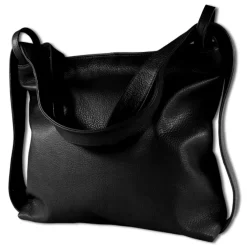 Toscanto Damen Cityrucksack Leder Tasche schwarz OTT611SS