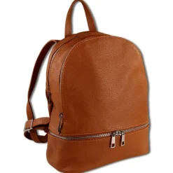 Toscanto Damen Cityrucksack Leder Tasche tan hellbraun OTT612RC
